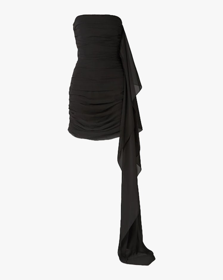 SemSem black strapless dress