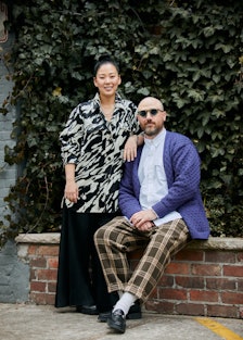 A photograph of Soo-Young Kim Abrams and Keith Abrams