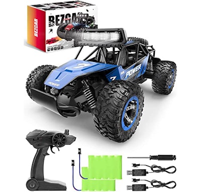 With large tires and a durable aluminum design, this BEZGAR model is one of the best remote control ...