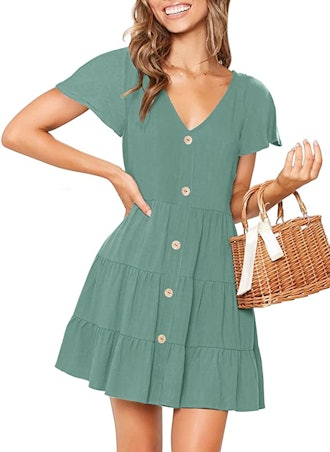 MITILLY Button Down Dress