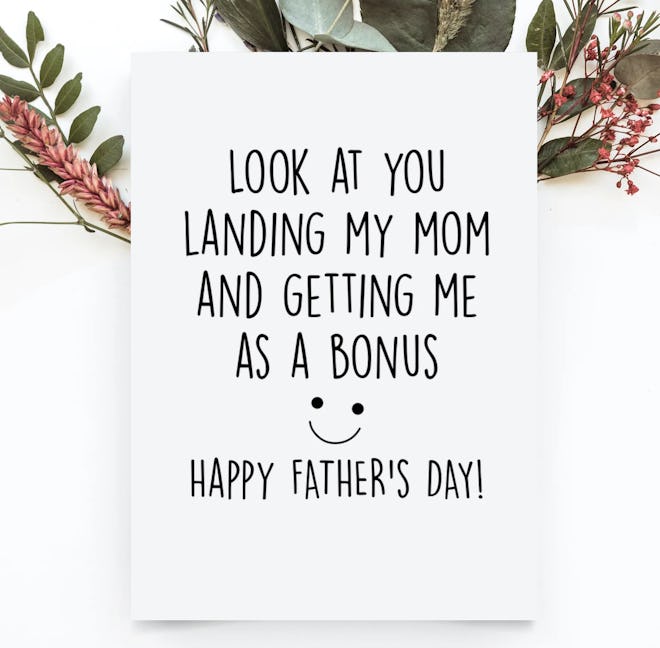 Stepdad Fathers Day Card