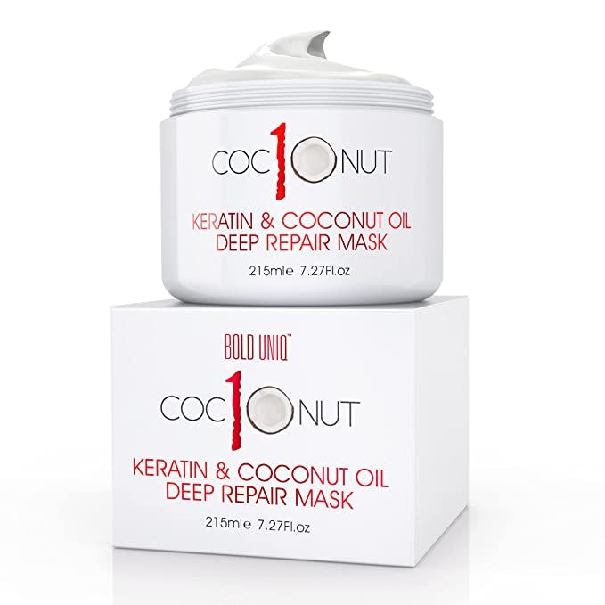 BOLD UNIQ Keratin and Coconut Oil Hair Repair Mask