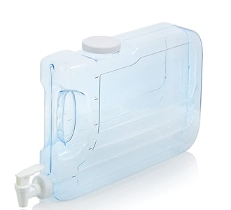 Slimfit plastic water jugs for fridge.