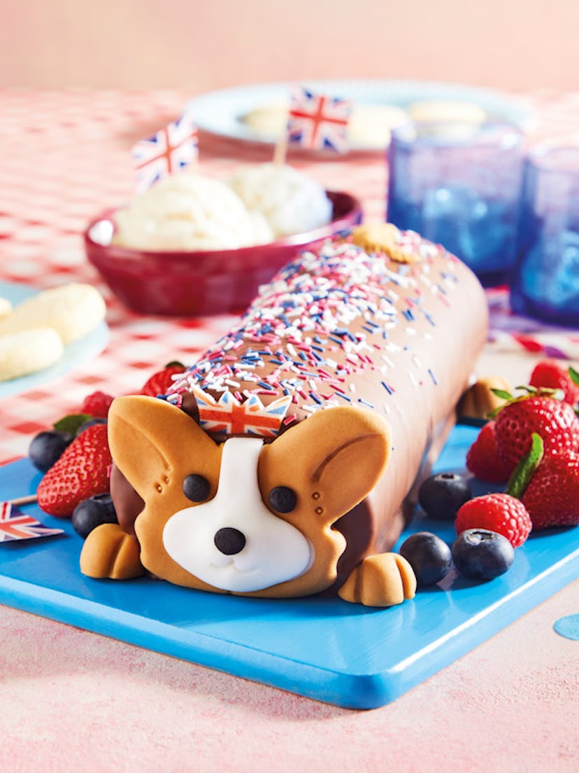 Morrisons Clarence the corgi cake.