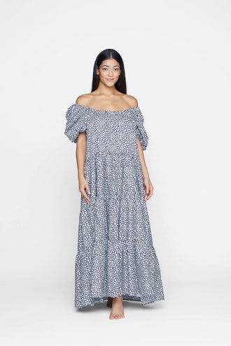 MIKOH blue floral maxi dress