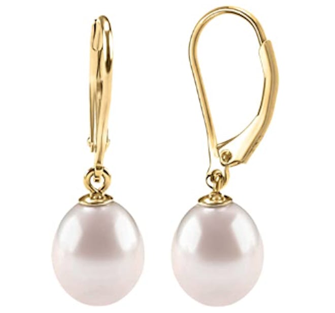 best pearl earrings dangly drop pearls