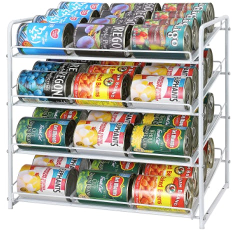 four tier can rack organizer