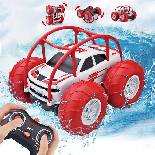 With a waterproof design, this MaxTronic model is one of the best remote control cars for kids.