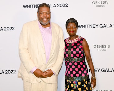 Hilton Als and Thelma Golden at the whitney gala 2022
