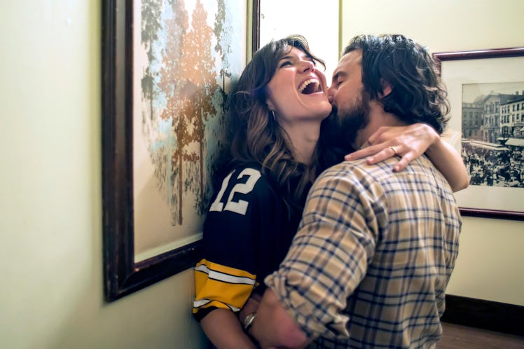 Mandy Moore and Milo Ventimiglia as Jack and Rebecca in This Is Us