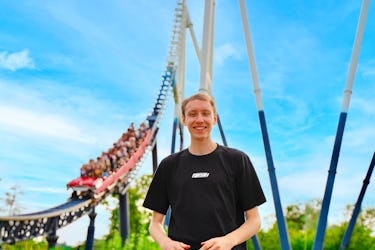 Theme park YouTuber Jack Silkstone