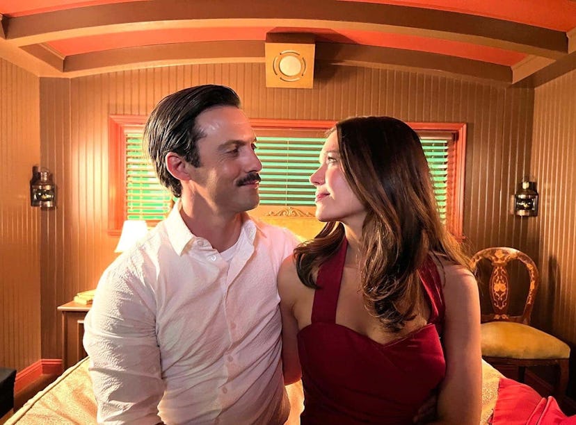 Milo Ventimiglia and Mandy Moore as Jack and Rebecca in This Is Us