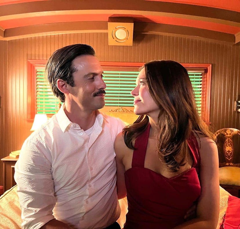Milo Ventimiglia and Mandy Moore as Jack and Rebecca in This Is Us