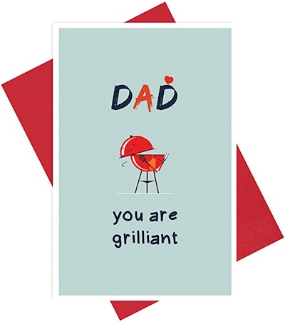 Funny Barbecue Father's Day Card