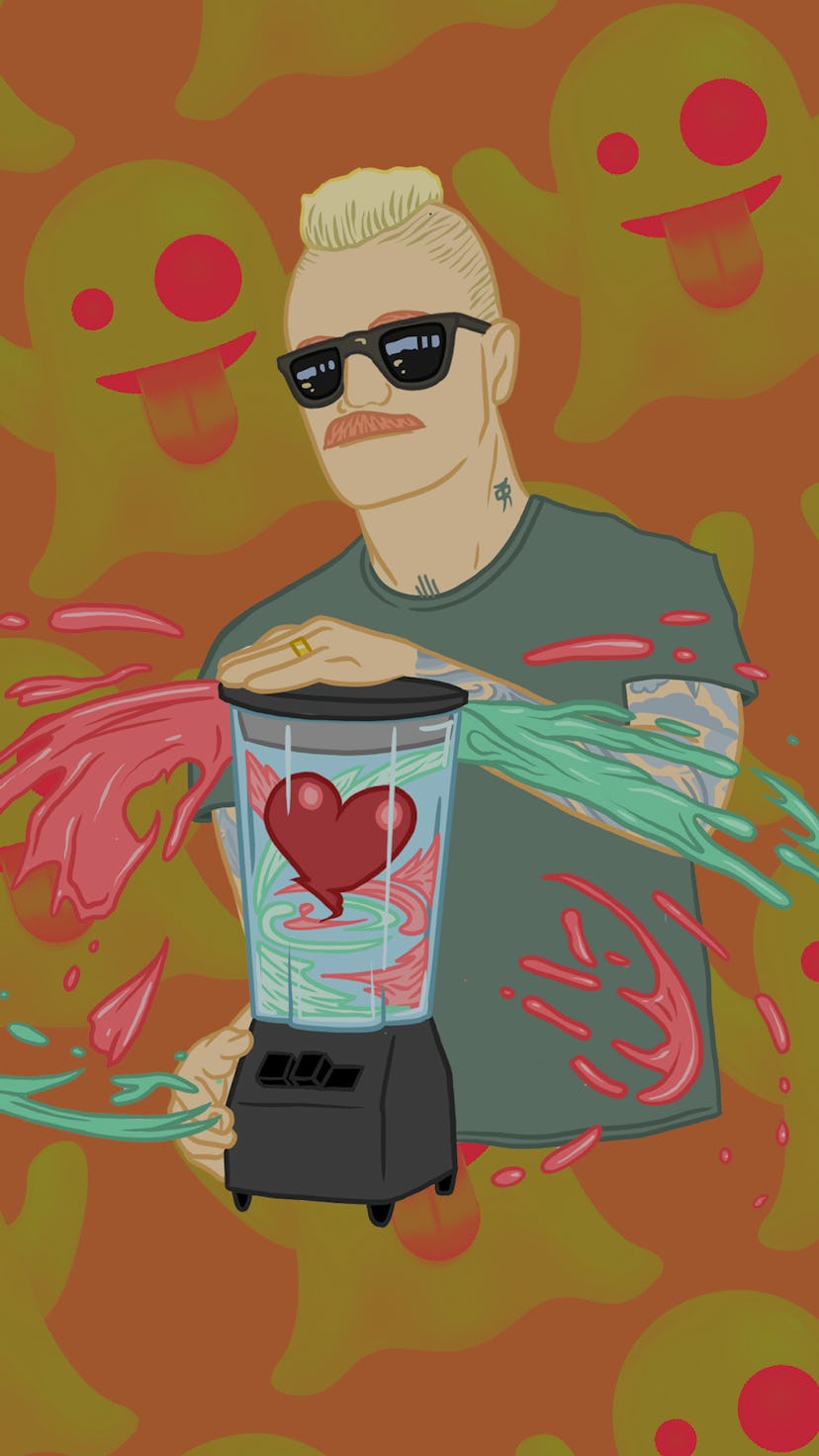 Eve 6 Max Collins Heart in a Blender column illustration