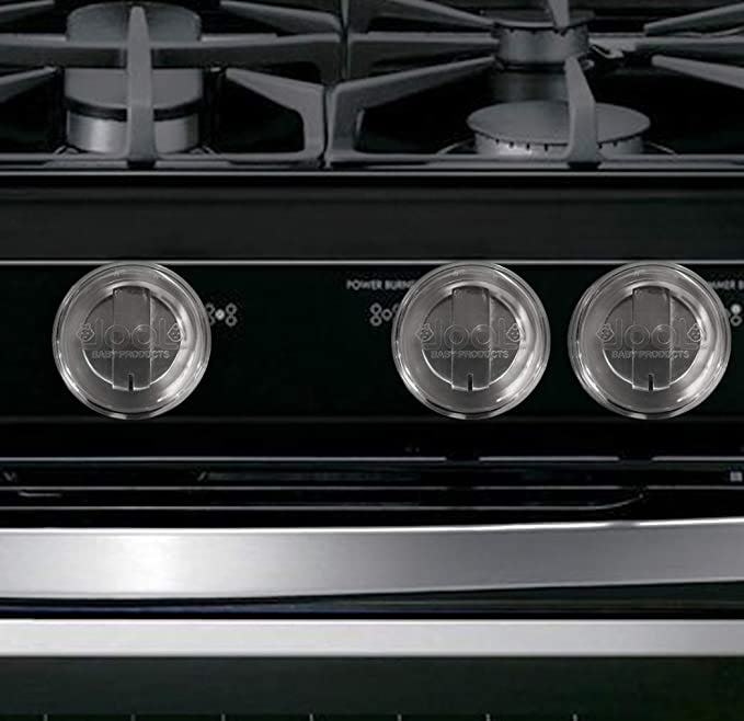 Jool Baby Products Clear Stove Knob Covers (5-Pack)