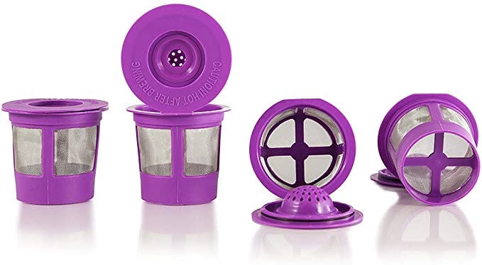 K&amp;J Reusable Filter Cups (4-Pack)