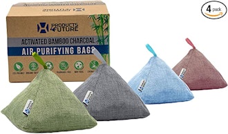 Products4Future Bamboo Charcoal Air Purifying Bags (4-Pack)