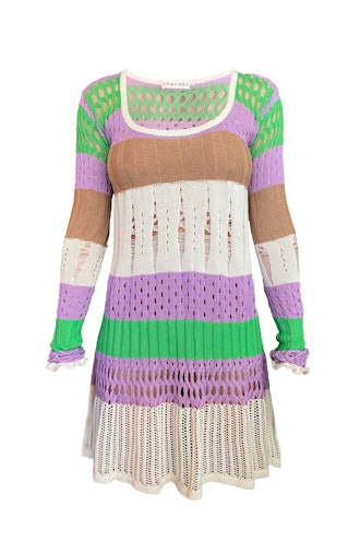 abacaxi colorful crochet summer dress