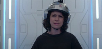 Jennifer Walters (Tatiana Maslany) wearing a helmet in She-Hulk: Attorney at Law