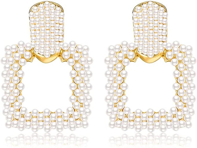 best pearl earrings chunky drop earrings