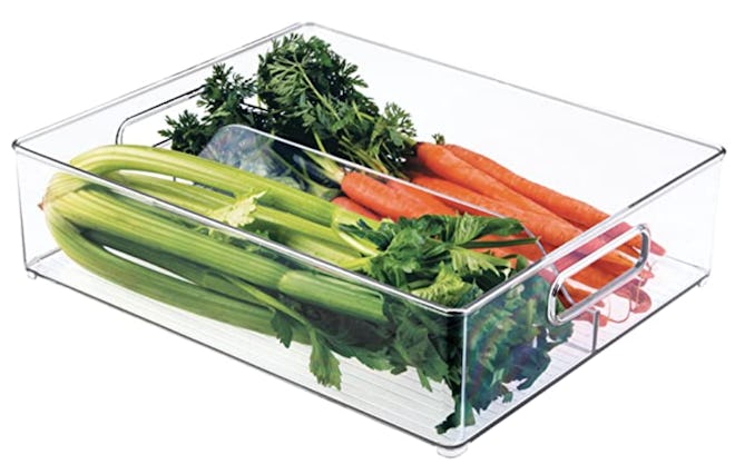 Clear acrylic flat tray for fridge