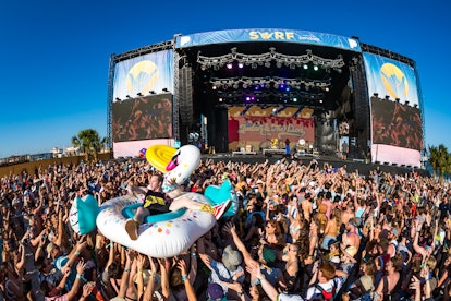Hangout Music Fest lineup and schedule are available on the festival's website.