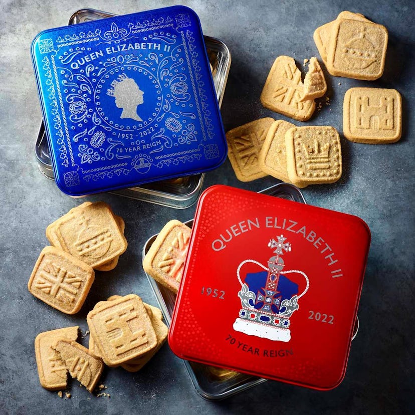 M&S Platinum Jubilee shortbread tin. 