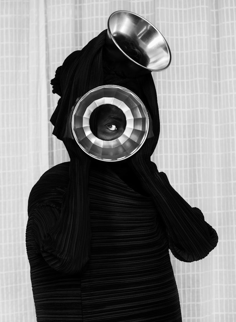 A self-portrait by Zanele Muholi