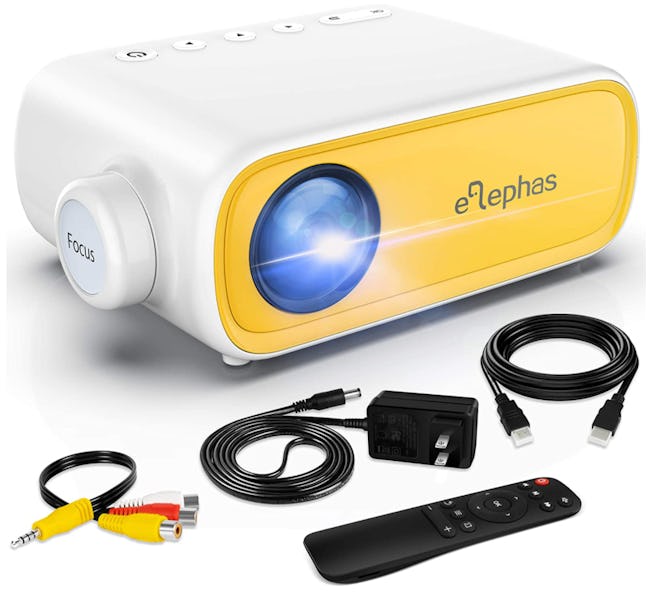 One birthday party hack is to use an ELEPHAS Portable Mini Projector on a blank wall for a movie par...