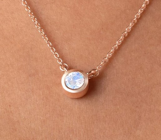 Moonstone Necklace - Solitaire