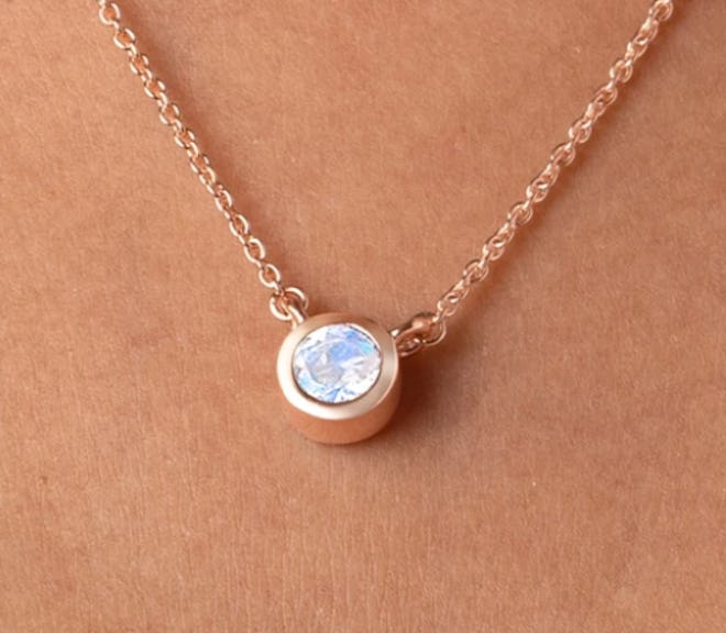 Moonstone Necklace - Solitaire