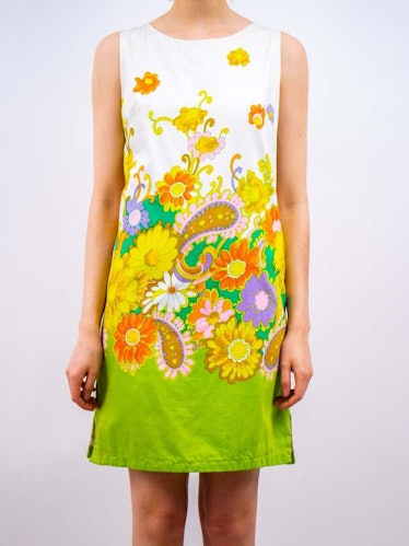 Erin Templeton flower dress 1960s
