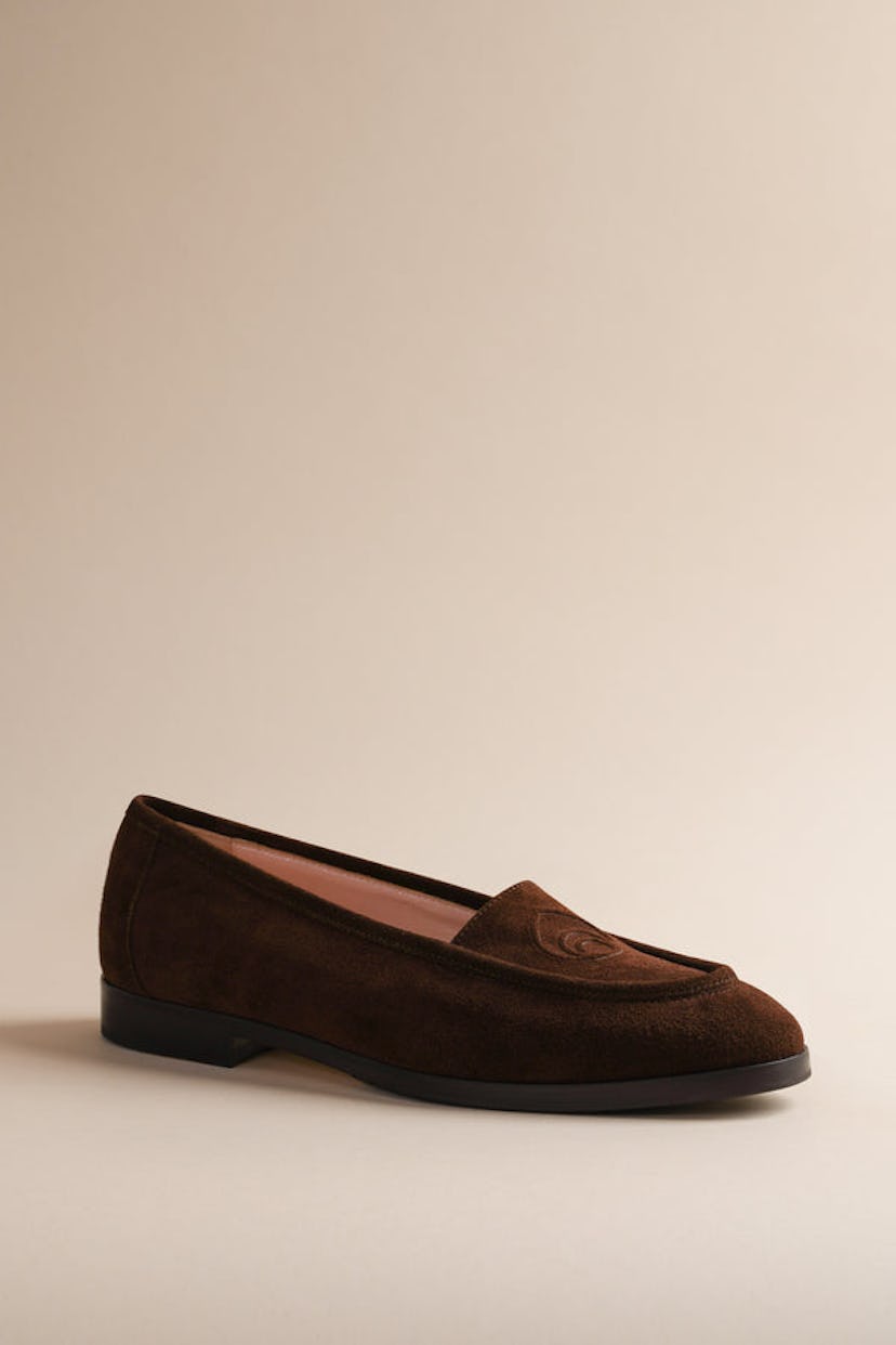 Brother Vellies Howard Suede Loafer in Espresso.