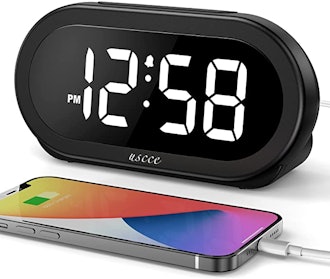 USCCE LED Digital Alarm Clock