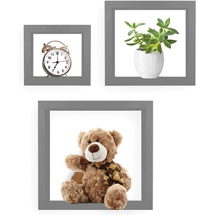 Greenco Cube Wall Mount Shelves (Set of 3)