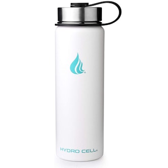 HYDRO CELL Stainless Steel Water Bottle w/ Straw & Wide Mouth Lids