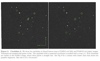 two side by side photos with green circles indicating disappearing objects.