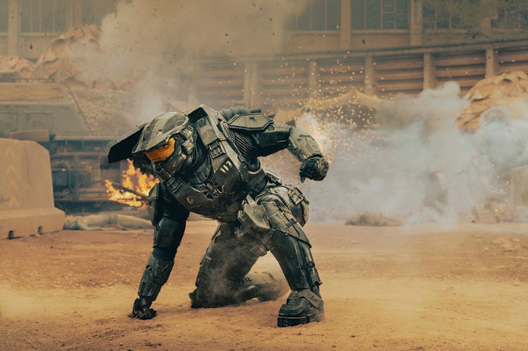 An action scene from the series 'Halo' Season 2
