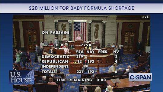 The House vote to address the formula shortage fell mostly along party lines on Wednesday with just ...