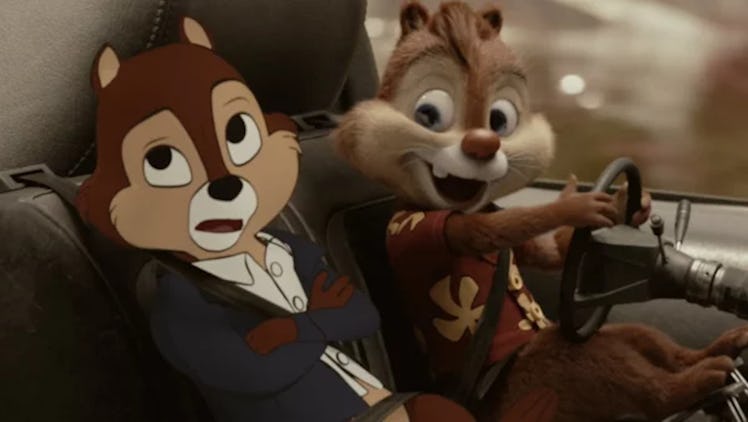 John Mulaney and Andy Samberg star as Chip and Dale in Rescue Rangers (2022)