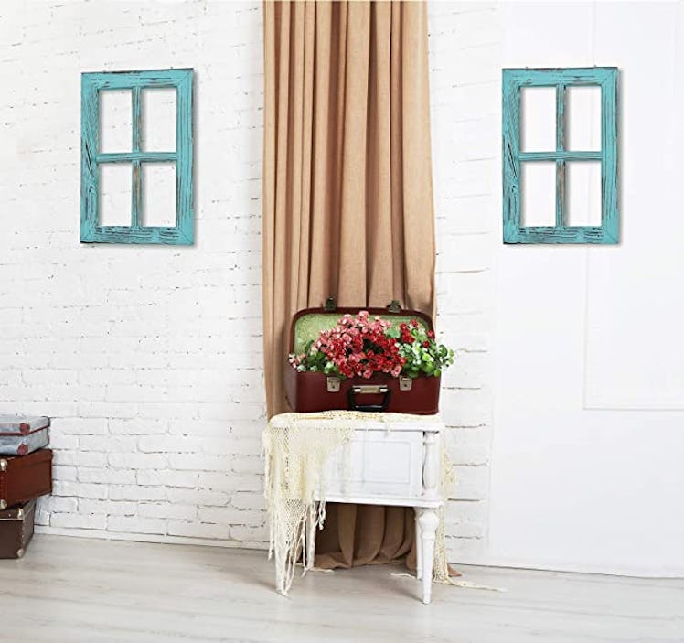 Greenco Wooden Rustic Window Frames (2-Pack)