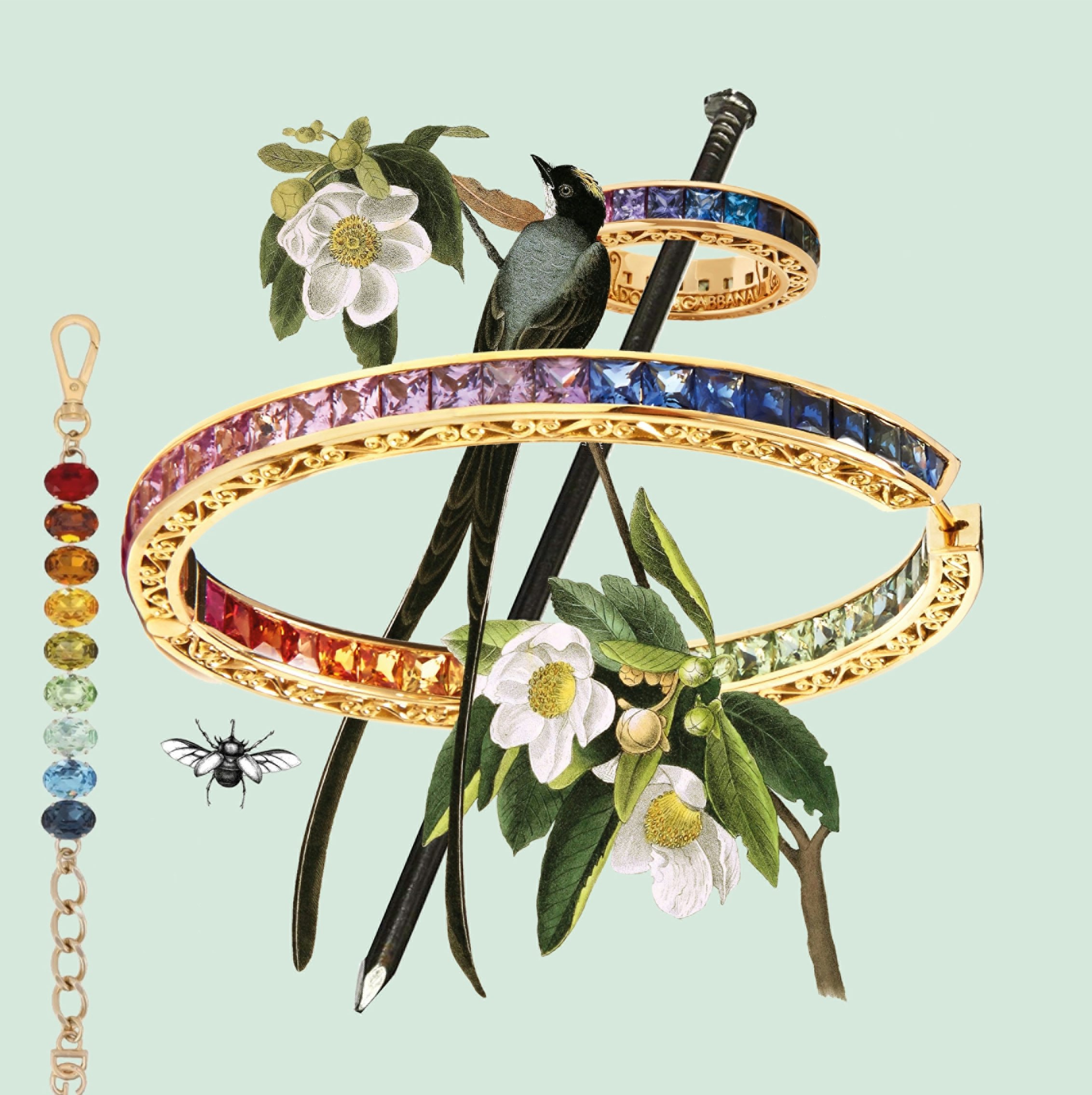 Dolce & Gabbana's Rainbow Jewelry Collection Captures Summer Joy