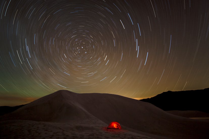 Colorado as the epic family adventure vacation location - stars in a long exposure shot
