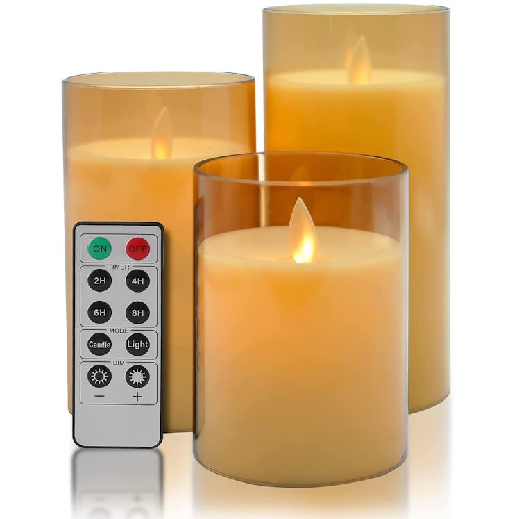 Aignis Flameless Candles (Set of 3)