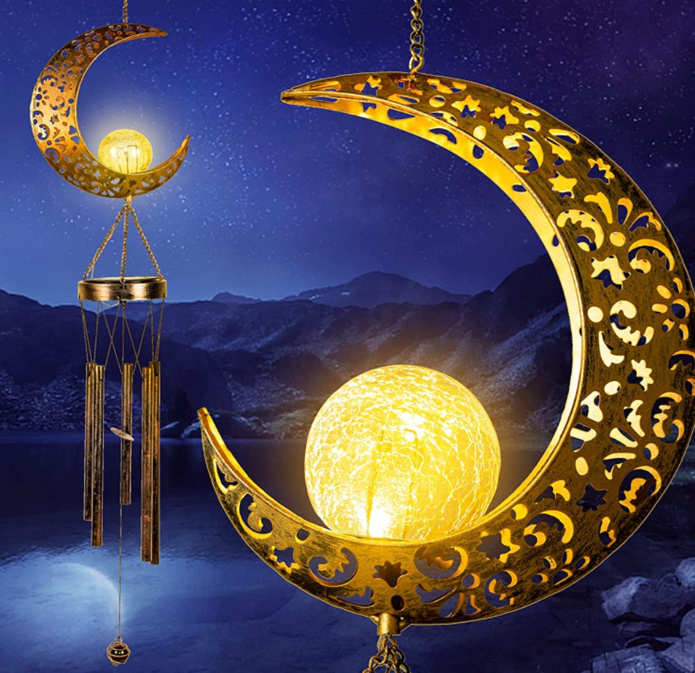 OLIKER Solar Moon Wind Chimes