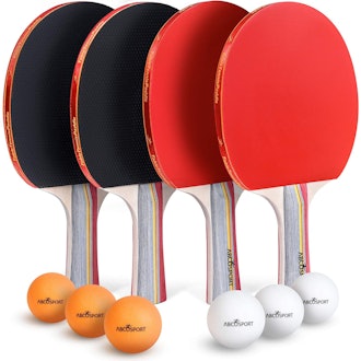 Abco Tech Ping Pong Paddle & Table Tennis Set