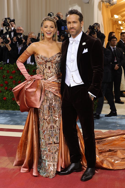 Blake Lively and Ryan Reynolds attend The 2022 Met Gala 