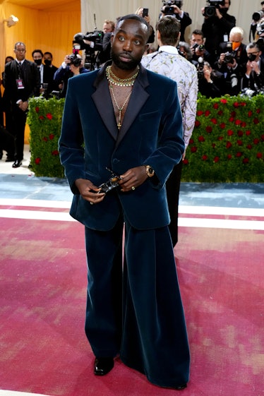 Paapa Essiedu attends The 2022 Met Gala Celebrating "In America: An Anthology of Fashion" at The Met...