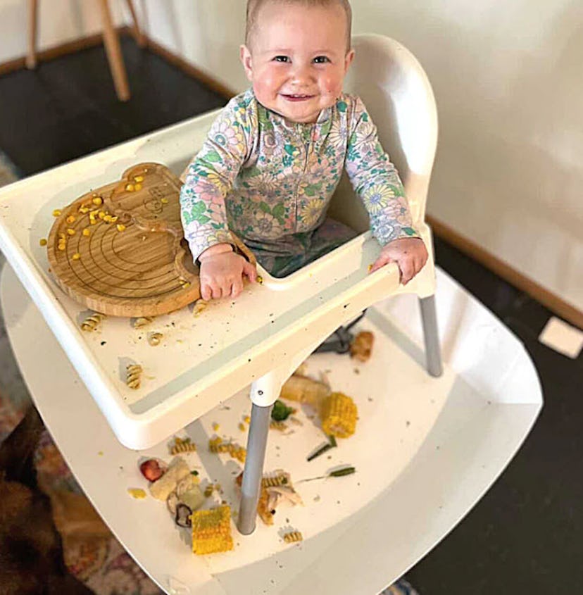 Catchy High Chair Food And Mess Catcher